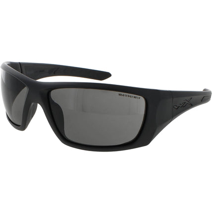 Wiley X Men's Sunglasses - Matte Black Full Rim Sport Wraparound Frame | NASH ACNAS01 ,