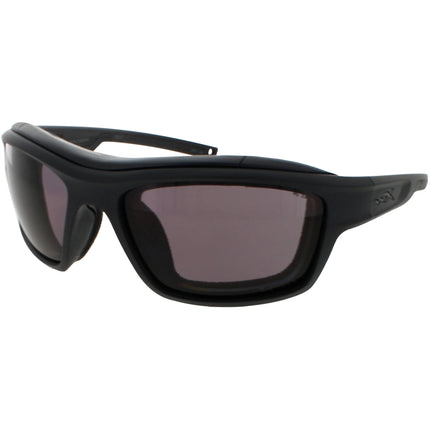 Wiley X Men's Sunglasses - Matte Black Wraparound Frame | OZONE CAPTIVATE CCOZN08 ,