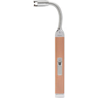 Zippo Lighter - Rose Gold Finish Metal Windproof Arc Rechargeable Candle | 121573 ,