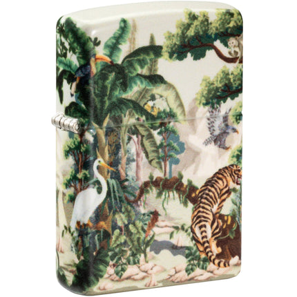Zippo Windproof Lighter - Tropical Jungle Design 540 Color Process 2 Sided | 46016 ,