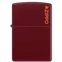 Zippo Windproof Lighter - Classic Merlot Zippo Logo Rich Red Tone Finish| 46021ZL ,