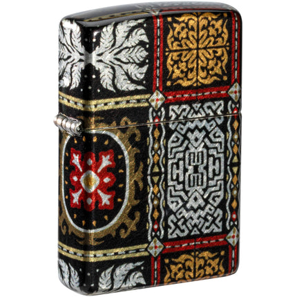 Zippo Windproof Lighter - Tapestry Pattern Design Glimmering Metallic Finish | 46146 ,