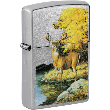 Zippo Windproof Lighter - Linda Picken Color Image Design Street Chrome Finish| 46165 ,
