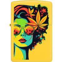 Zippo Windproof Lighter - Blazing Beauty Color Image Design Sunflower Base | 46231 ,