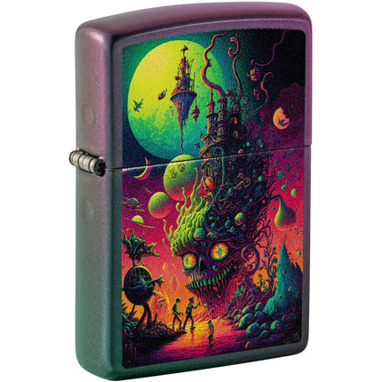 Zippo Windproof Lighter - Distant Lands Color Image Design Iridescent Finish | 46238 ,