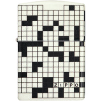 Zippo Windproof Lighter - Crossword Inspired Design Glow-in-the-Dark Finish | 46285 ,