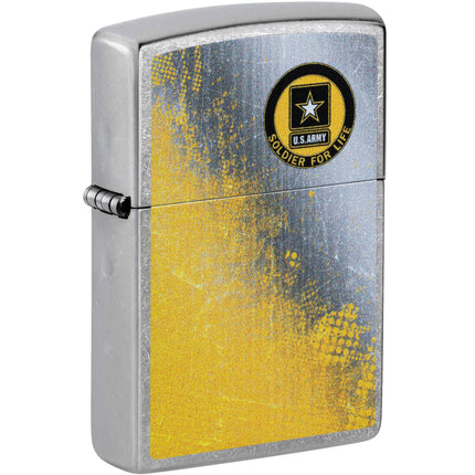 Zippo Windproof Lighter - United States Army Logo classic Street Chrome Finish | 46420 ,