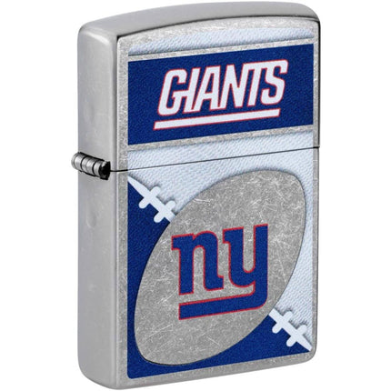 Zippo Windproof Lighter - NFL New York Giants Design Street Chrome Finish | 46458 ,
