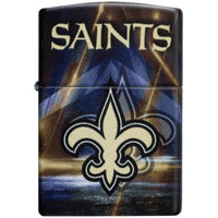 Zippo Windproof Pocket Lighter - NFL New Orleans Saints Blue 540 Color Finish| 46517 ,