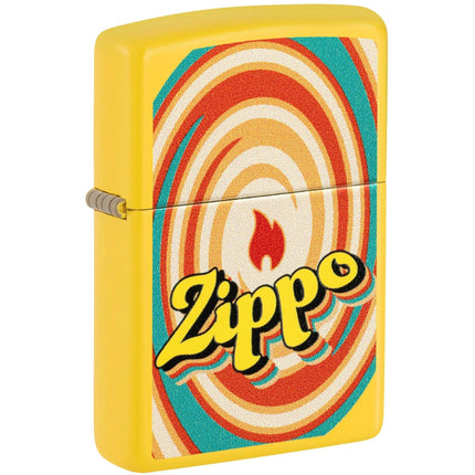 Zippo Windproof Lighter - Color Image Swirls Design Classic Sunflower Finish | 46570 ,