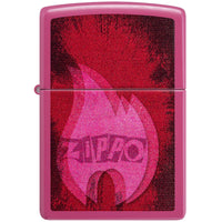 Zippo Windproof Lighter - Zippo Pulse Design Classic Frequency Pink Finish | 46572 ,