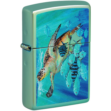 Zippo Windproof Pocket Lighter - Guy Harvey Ocean and Inhabitants Design | 46589 ,