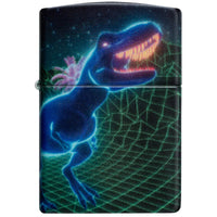 Zippo Windproof Lighter - Cyber Dino Design Glow-in-the-Dark 540 Color Finish| 46701 ,