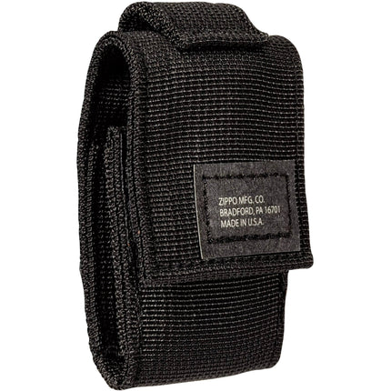 Zippo Pocket Lighter Pouch - Black Tactical Nylon Hook and Loop Velcro Closure | 48400 ,