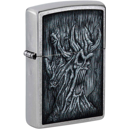 Zippo Windproof Lighter - Evil Tree Color Image Design Street Chrome Finish | 48681 ,