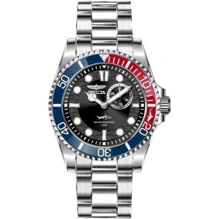 Invicta Men's Watch - Pro Diver Quartz Black Dial Stainless Steel Bracelet | 49274 ,
