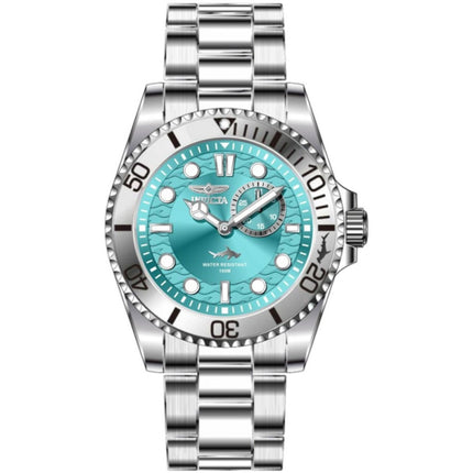 Invicta Men's Watch - Pro Diver Quartz Light Blue Dial Silver Tone Bracelet | 49277 ,