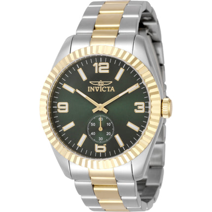 Invicta Men's Watch - Specialty Quartz Green Dial Two Tone Steel Bracelet | 49386 ,