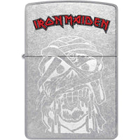 Zippo Windproof Lighter - Iron Maiden Design Classic Street Chrome Finish | 48667 ,