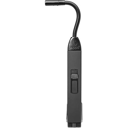 Zippo Utility Lighter - Black Metal Dual Flame Flex Neck Design Unfilled | 121321 ,