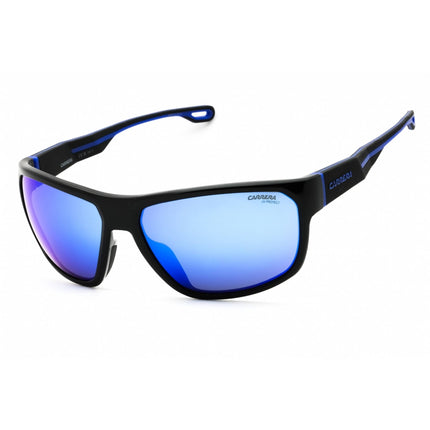 Carrera Men's Sunglasses - Black Blue Plastic Wraparound | CARRERA 4018/S 0D51 Z0 ,