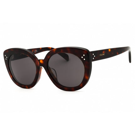 Celine Women's Sunglasses - Dark Havana Acetate Full Rim Cat Eye Frame | CL40295F 52A ,