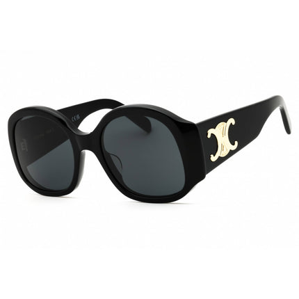 Celine Women's Sunglasses - Shiny Black Acetate Full Rim Oversized | CL40305U 01A ,
