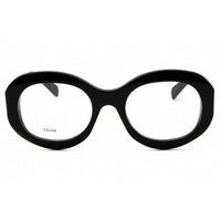 Celine Women's Eyeglasses - Shiny Black Acetate Full Rim Oval Frame | CL50149I 001 ,