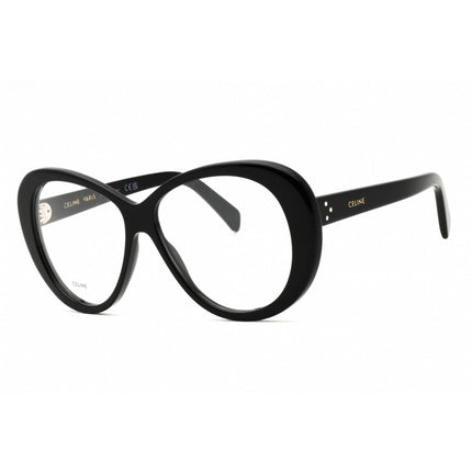 Celine Women's Eyeglasses - Shiny Black Acetate Full Rim Oversized | CL50150I 001 ,