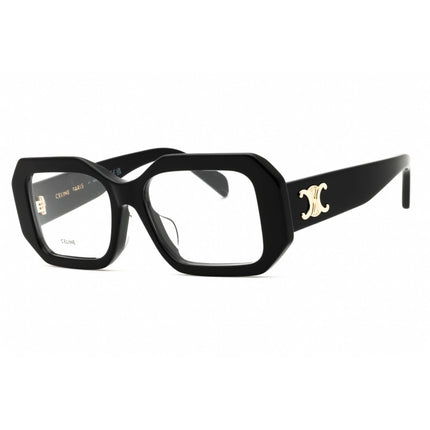 Celine Women's Eyeglasses - Shiny Black Acetate Full Rim Square Frame | CL50155F 001 ,