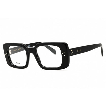 Celine Women's Eyeglasses - Shiny Black Acetate Full Rim Square Frame | CL50163I 001 ,