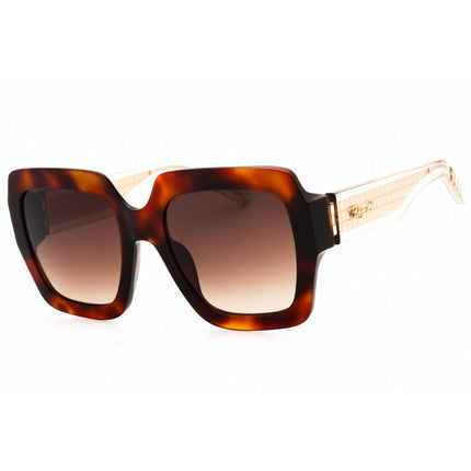 Chopard Women's Sunglasses - Shiny Havana Acetate Full Rim Oversized | SCH363M 0909 ,