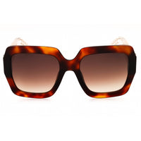 Chopard Women's Sunglasses - Shiny Havana Acetate Full Rim Oversized | SCH363M 0909 ,