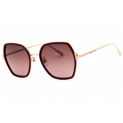 Chopard Women's Sunglasses - Shiny Copper Gold Metal Oversized Frame | SCHL02V 08FC ,