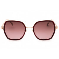 Chopard Women's Sunglasses - Shiny Copper Gold Metal Oversized Frame | SCHL02V 08FC ,