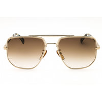 David Beckham Men's Sunglasses - Gold Metal Full Rim Aviator Frame | DB 7001/S 0J5G HA ,