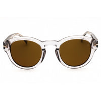 David Beckham Men's Sunglasses - Grey Plastic Full Rim Round Frame | DB 7110/S 0KB7 MT ,