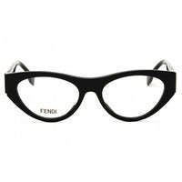 Fendi Women's Eyeglasses - Shiny Black Acetate Full Rim Cat Eye Frame | FE50092I 001 ,