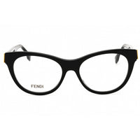 Fendi Women's Eyeglasses - Shiny Black Acetate Full Rim Cat Eye Frame | FE50101I 001 ,
