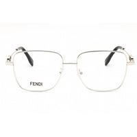 Fendi Men's Eyeglasses - Shiny Palladium Metal Full Rim Square Frame | FE50102F 016 ,