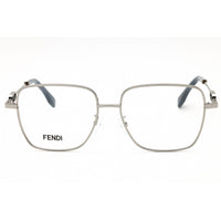 Fendi Men's Eyeglasses - Shiny Dark Ruthenium Square Full Rim Frame | FE50102F 012 ,