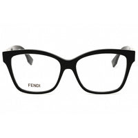 Fendi Women's Eyeglasses - Shiny Black Acetate Full Rim Cat Eye Frame | FE50117I 001 ,