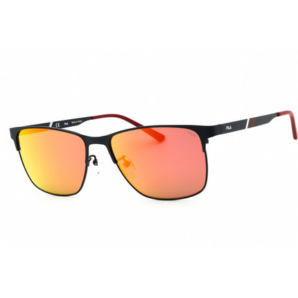 Fila Men's Sunglasses - Matte Blue Metal Full Rim Rectangular Frame | SFI007 1HSR ,