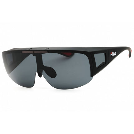 Fila Men's Sunglasses - Semi-Matt Black Injected Propionate Shield Frame | SFI126 U28P ,