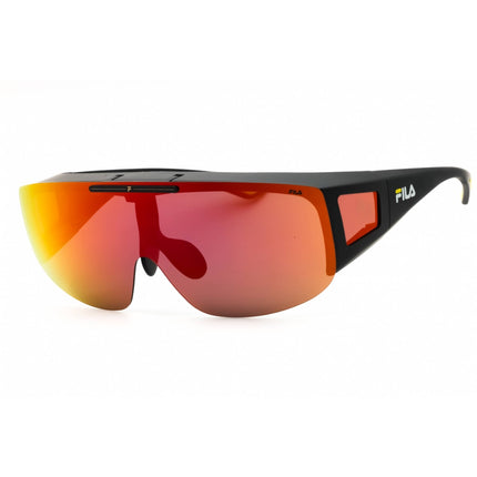 Fila Men's Sunglasses - Semi Matt Black Injected Propionate Shield Frame | SFI126 U28Z ,