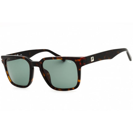 Fila Men's Sunglasses - Shiny Dark Havana Acetate Full Rim Square Frame | SFI209 722Y ,