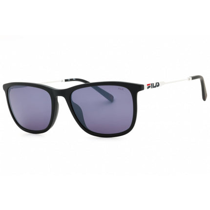 Fila Men's Sunglasses - Semi Matt Grey Acetate Full Rim Square Frame | SFI214 V65X ,