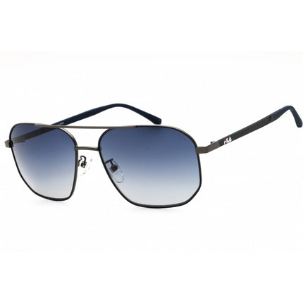 Fila Men's Sunglasses - Shiny Gunmetal Metal Full Rim Pilot Shape Frame | SFI300 0K53 ,