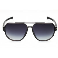 Fila Men's Sunglasses - Shiny Transparent Grey Full Rim Aviator Frame | SFI301 95HP ,