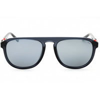Fila Men's Sunglasses - Smoke/Mirror Silver Lens Grey Acetate Frame | SFI528 3GUP ,